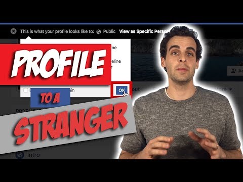 What Your Facebook Profile Looks Like to a Stranger
