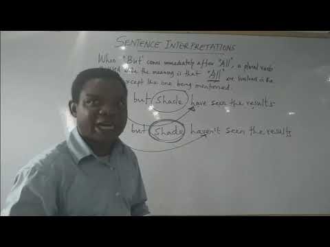 Sentence Interpretations