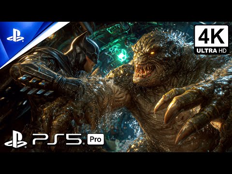 Batman Vs. Killer Croc (PS5 PRO) Ultra High Graphics Gameplay [4K HDR] Batman: Arkham Knight