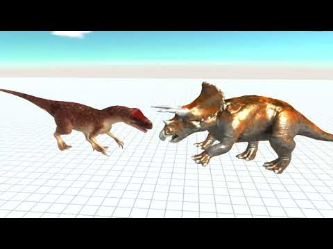 Spiderman Indominus Rex VS Brachiosaurus Colors & Yellow Tyrannosaurus Rex - In ARBS