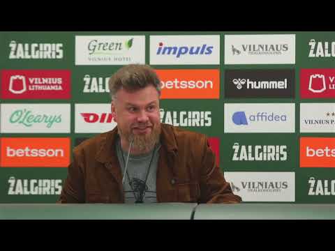 FK Žalgiris konferencija žiniasklaidai 2025-11-17