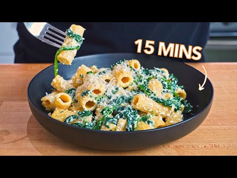 Quick & Easy Ricotta & Spinach Rigatoni | Pasta Recipe