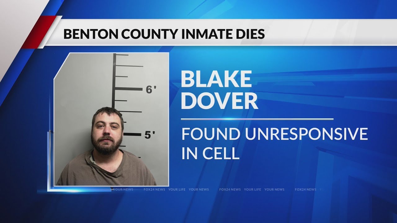 Benton County inmate found unresponsive in cell, dies at hospital