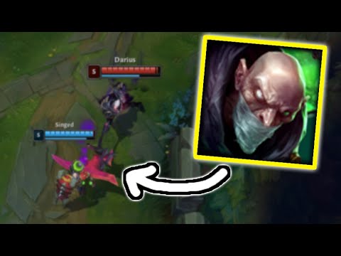 DON'T INTERFERE SINGED FREEZING LANE | Singed vs Darius