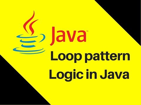 5 10 Loop pattern Logic in Java Tutorial