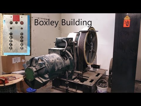 A look at the Elevator and Machine Room of the old Boxley Building Elevator