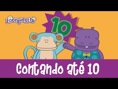 Contando até 10: Aprenda a contar de 1 a 10 - funk infantil - ZOORQUESTRA  (Videoclipe Infantil)