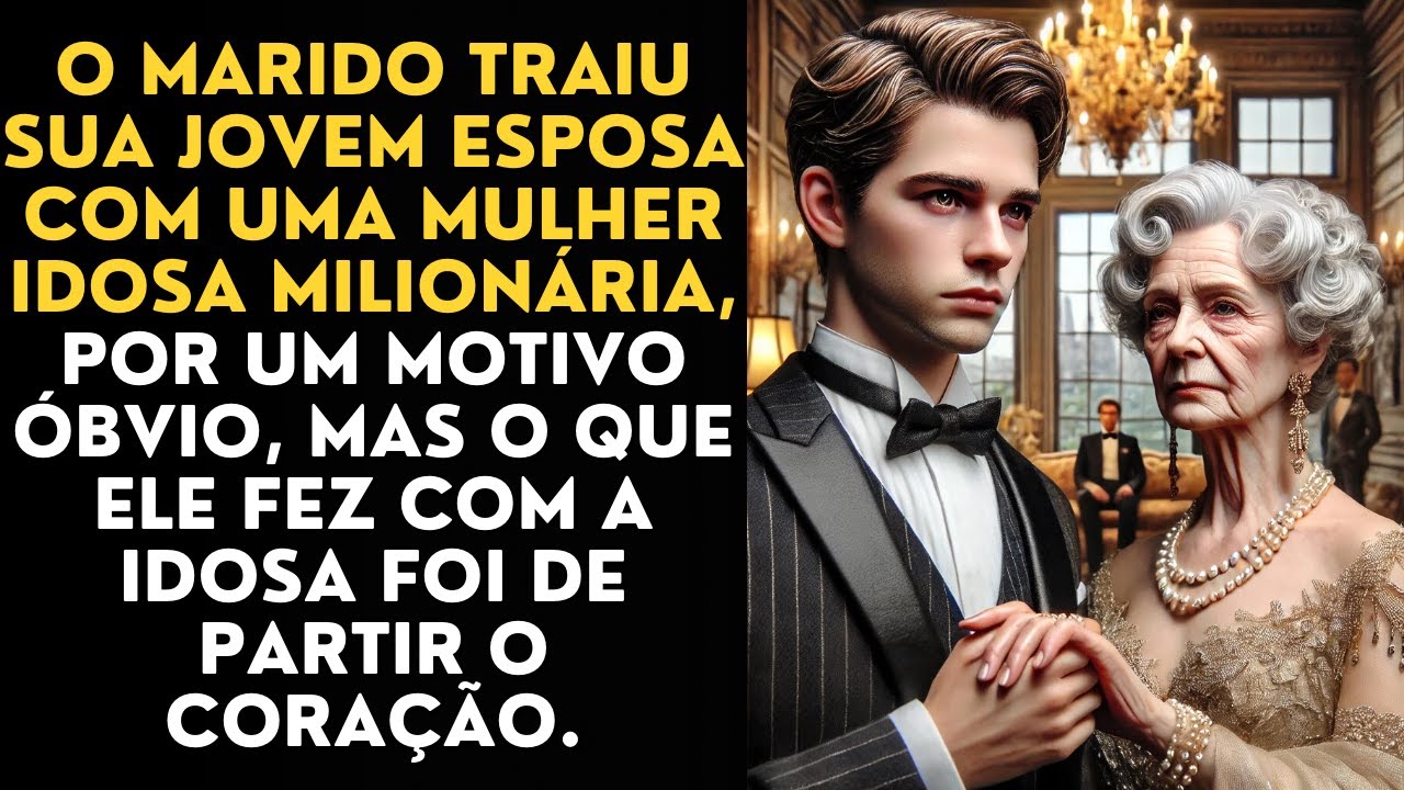 O Marido traiu sua jovem esposa com uma mulher idosa milionária, por um motivo óbvio, mas o que ele