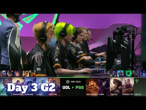 UOl vs PGG - Day 3 LoL MSI 2021 Group Stage | Unicorns of Love vs Pentanet.GG full game
