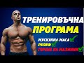 Тренировъчна Програма За Мускулна Маса, Релеф и Горене на Мазнини