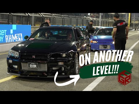 BIG POWER R34 GTR at Roll Racing Sydney - Workshop Challenge #84