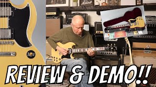 Video thumbnail for '07 Gibson Custom Shop Sg Historic '61 Reissue Tv Yellow | Review & Demo! by Guitar Chimp
