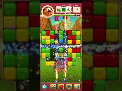 Toon blast Level 2558 1 boxing glove 2 stars