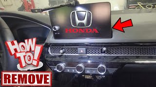D.i.Y. 2022+ Honda Civic Radio Screen Remove.