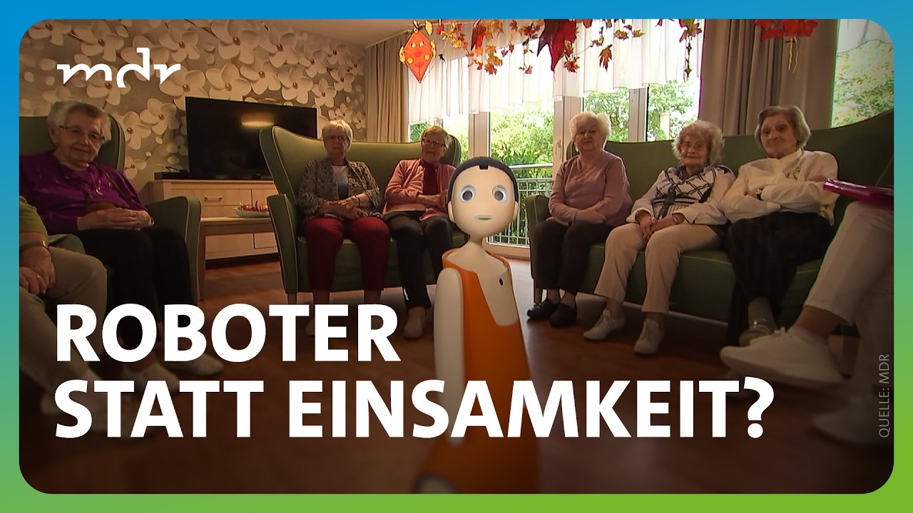 Sozialroboter Anni erobert Seniorenheim in Bernburg | MDR um 4 | MDR
