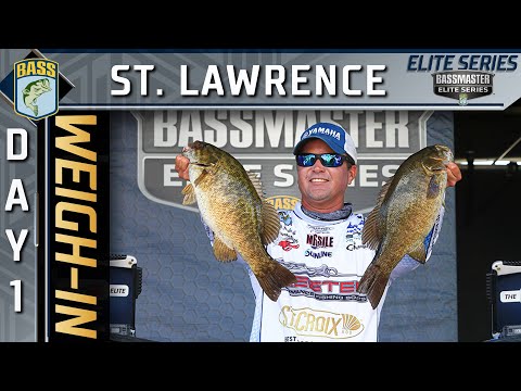 Weigh-in: Day 1 at St. Lawrence River (2022 Bassmaster Elite Series)