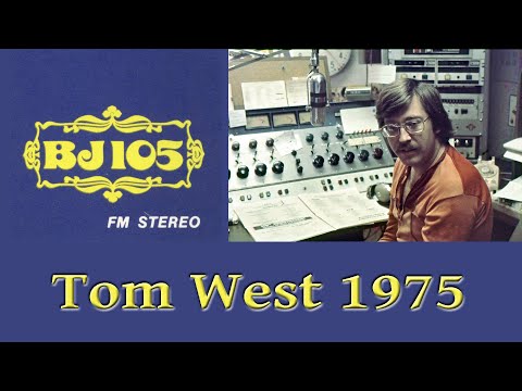 BJ-105, WBJW-FM ORLANDO RADIO, TOM WEST AIR CHECK