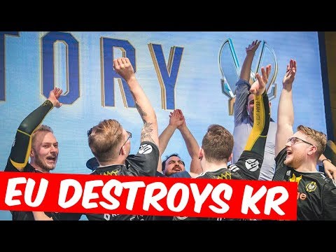 EU destroys Korea - Insane Backdoor Play | Worlds 2018 | League Stream Highlights #150