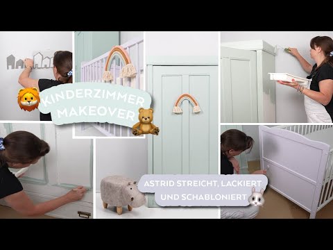 Einfach Kinderzimmermöbel streichen