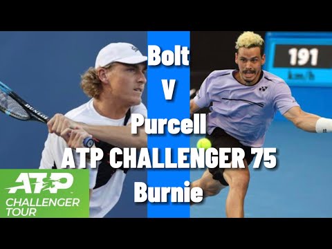 Purcell vs Bolt! (R1) ATP CHALLENGER 75 Burnie!