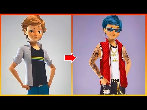 Miraculous: Ladybug Adrien Agreste Glow Up - Miraculous Cartoon