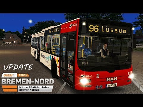 OMSI 2 [60 FPS] - BREMEN-NORD Ringlinie 96 nach Lüssum - Let's Play Omsi 2 [#610]