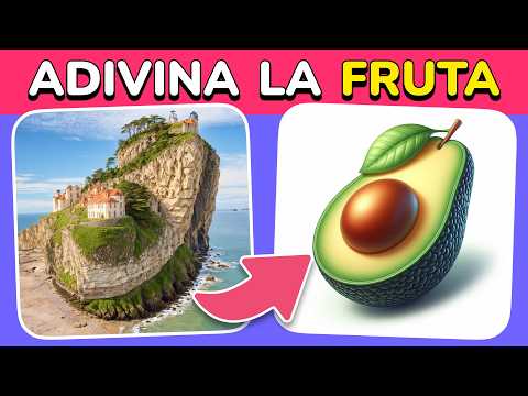 Adivina con ILUSIÓN - Frutas y Verduras 🍏🥑🍓 | Fácil, Medio, Difícil