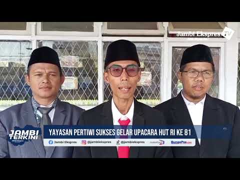 UPACARA HUT RI YAYASAN PERTIWI SUKSES DIGELAR