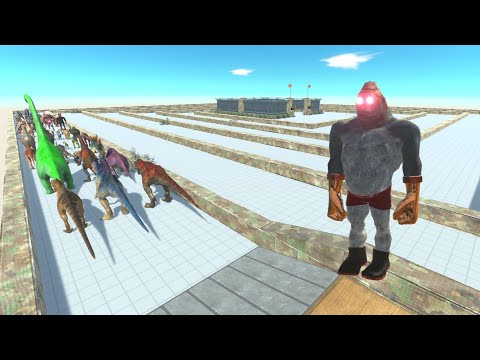 ESCAPE FROM ALIEN WOLVERILLA - Survived Mode - ARBS - Animal Revolt Battle Simulator