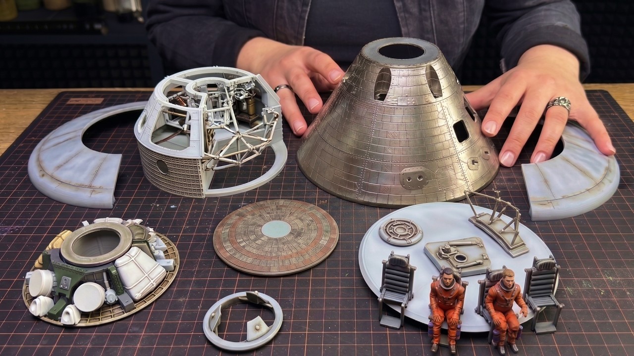 Assembling the Orion Capsule Live