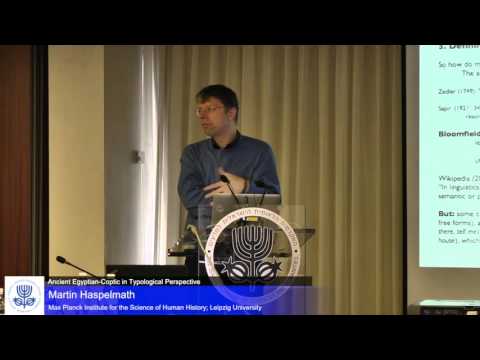 Coptic: A Language without Words | Martin Haspelmath