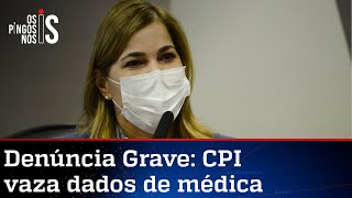 Dados pessoais de Mayra Pinheiro entregues à CPI são vazados ilegalmente