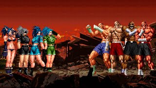 Download lagu [KOF Mugen] Leona Heidern Team vs Sagat Team mp3