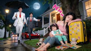 Mère célibataire SDF sous la pluie; deux PDG la trouvent,la ramènent et se disputent pour l’épouser!