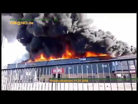 Großbrand in Mosbach-Neckarelz 11.03.2024