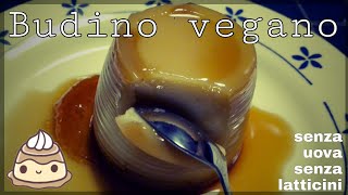 BUDINO ALLA VANIGLIA VEGAN - senza uova e senza latticini