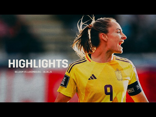 Belgium 6-0 Luxembourg | Game. Set. Match | #REDFLAMES