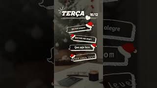 Que essa terça venha com paz, gratidão e clima de Natal.💬 O que você deseja pra hoje? #evsb #natal