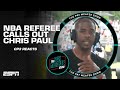 Chris Paul reacts to NBA referee calling him out 👀 | The Pat McAfee Show