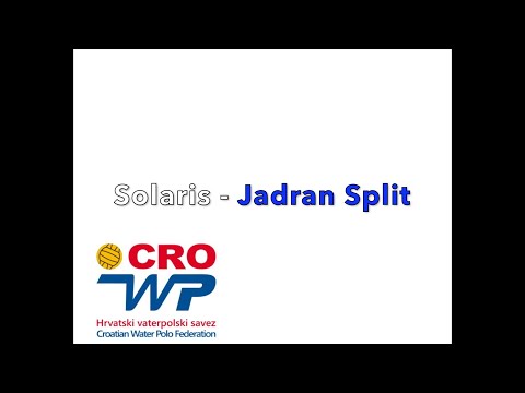 Water-Polo : Championnat de Croatie 2022-2023 : Solaris - Jadran Split (Les buts)