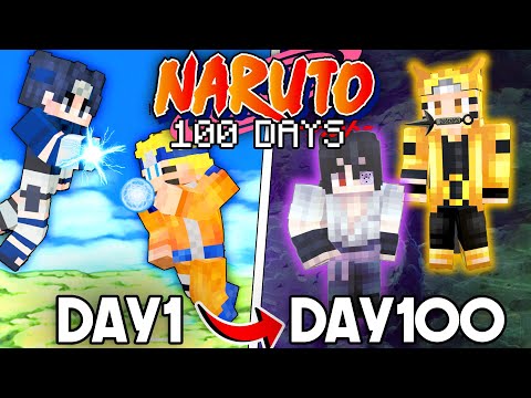 I Survived Minecraft Naruto For 100 Days … This Is What Happened