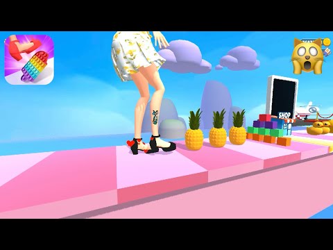 ASMR Mobile Games!! Very satisfying and relaxing ASMR step on game | Gameplay