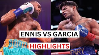 Ryan Garcia vs Jaron Ennis Highlights & Knockouts
