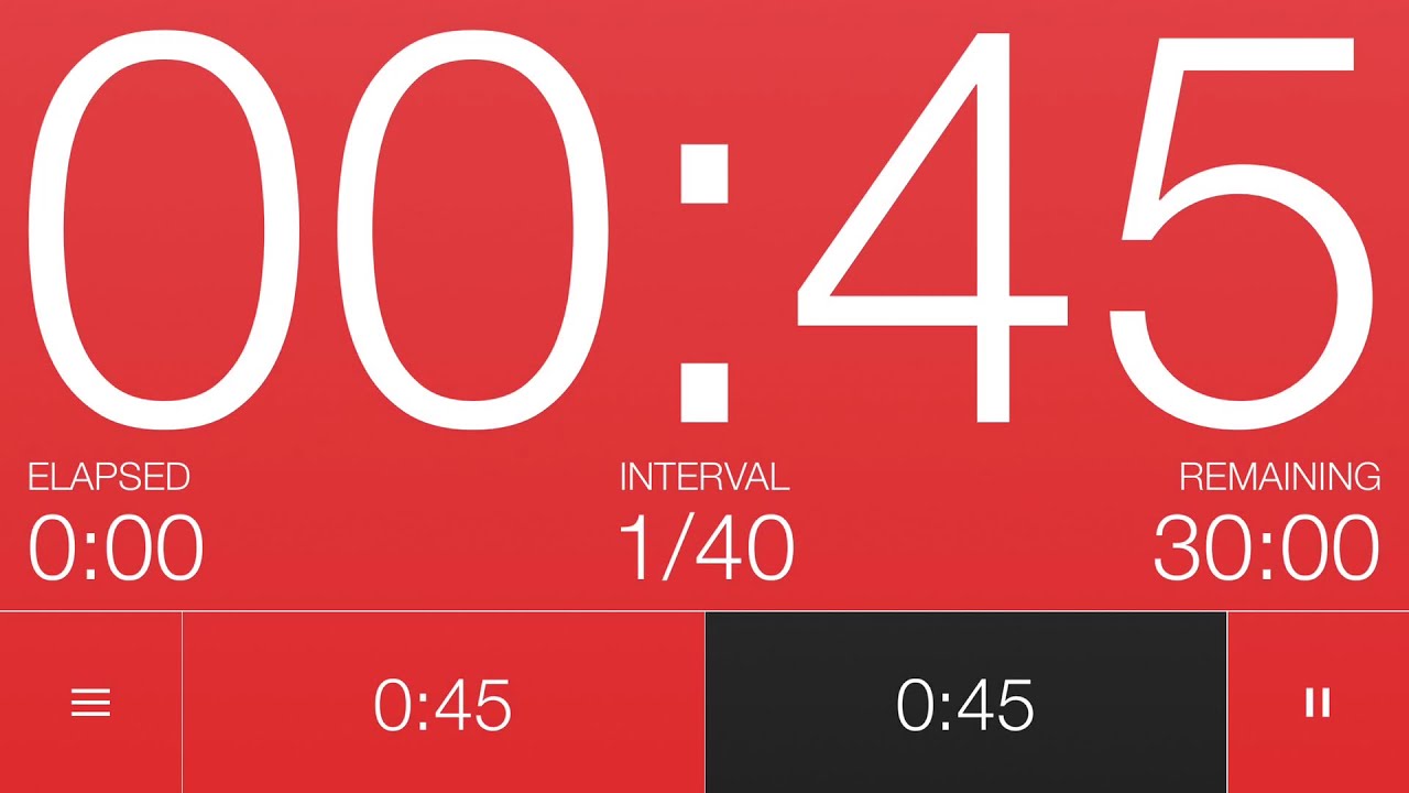 45 Second Interval Timer