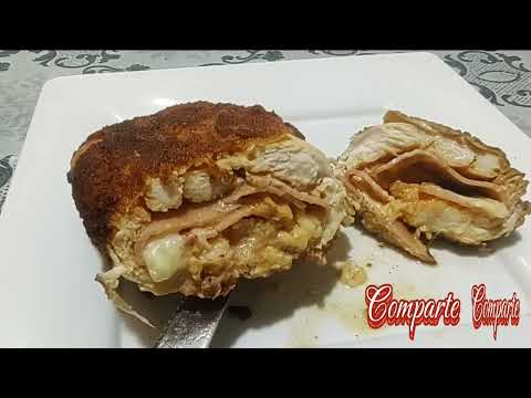 Receta de Pollo relleno. Recetas de cocina fácil. #pollo #recetafacil #recipe #parati