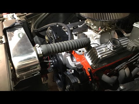 Electric fan install 66 Chevy truck