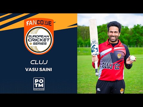 POTM: V. Saini  - UNI vs CLJ | Highlights | FanCode ECS Romania, 2022  Day 6 | ECS22.141