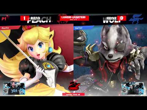 Shark Tank #49 Losers Quarter Finals - Razo (Peach) Vs. ShiNe (Wolf) - SSBU Tournament