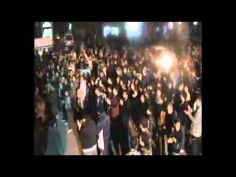 إطلاق رصاص من قبل قوات الأمن على مظاهرة مسائية في حي الخالدية في مدينة حمص