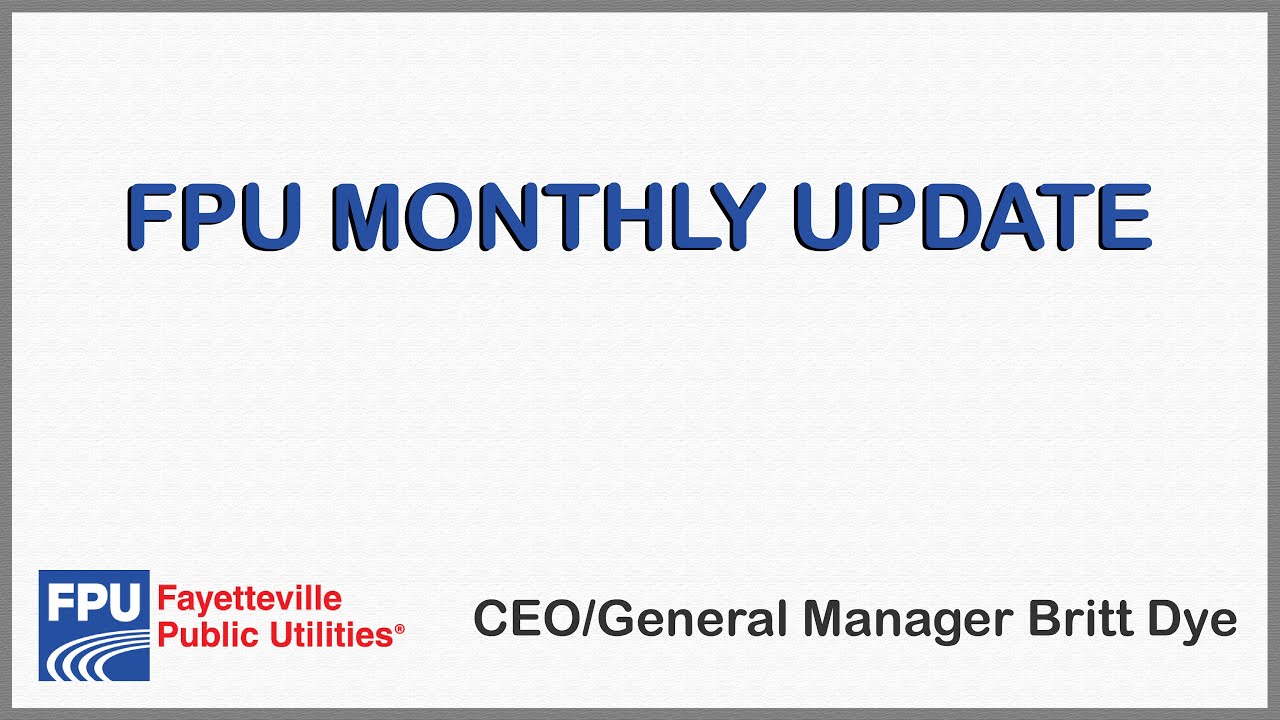 FPU CEO Monthly Update December 2025